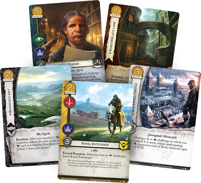 A Game of Thrones : The Card Game Second Edition - The Road to Winterfell Chapter Pack